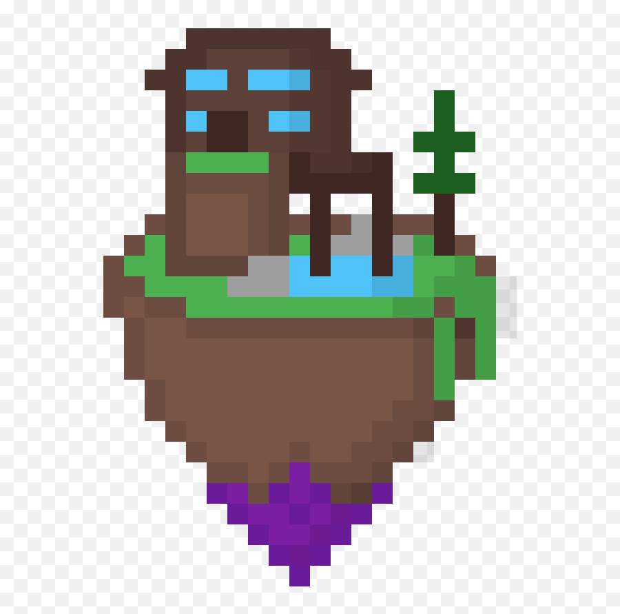 Pixilart - Floating Island By Furiousnapper11 Hyper Light Drifter Module Png,Floating Island Png