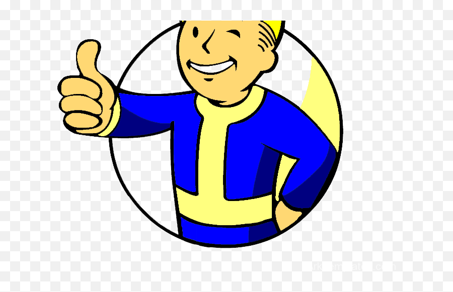 Clipart Fall Boy Transparent Free For - Vault Boy Fallout Logo Png,Pip Boy Png