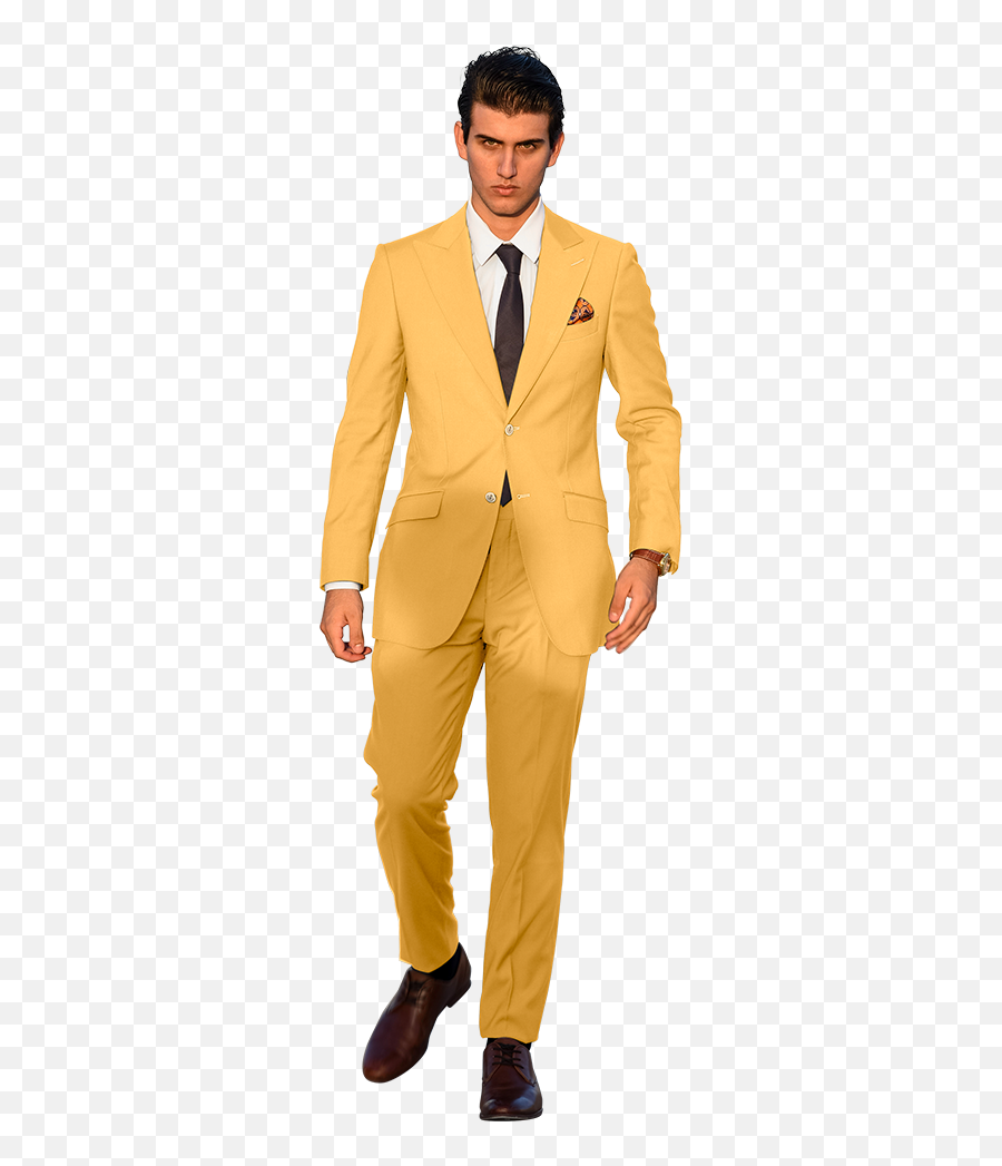 The Regal Soft Yellow Suit - Yellow Suit Png,Man In Suit Png