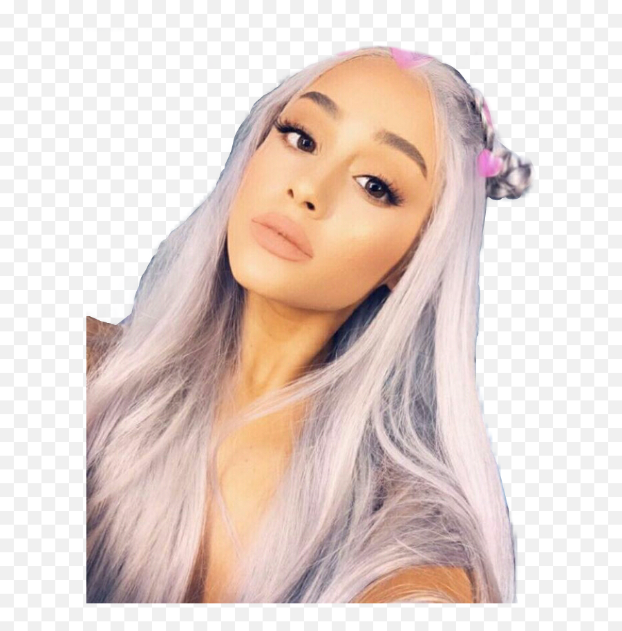 Download Hd Report Abuse - Ariana Grande 2018 Instagram Ariana Grande Gray Hair 2018 Png,Ariana Grande Transparent Background