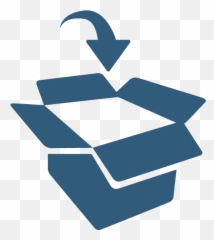 Packing - Transparent Open Box Icon png