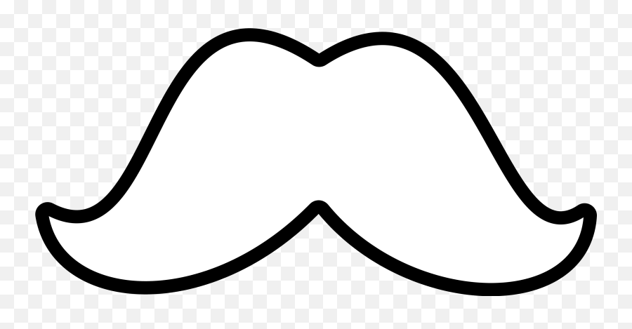 Dagi Clipground White Moustache - Clip Art Png,Mustache Transparent Background