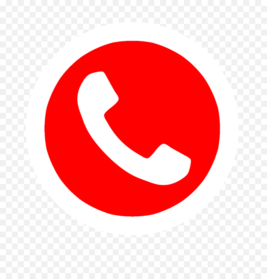 Whatsapp Logo Red Png - Call Cut Icon Png,Telefono Png