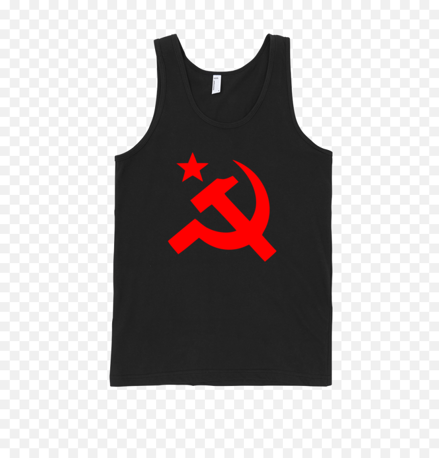 Sickle Fine Jersey Tank Top Unisex - Hammer Sickle Png,Hammer And Sickle Transparent Background