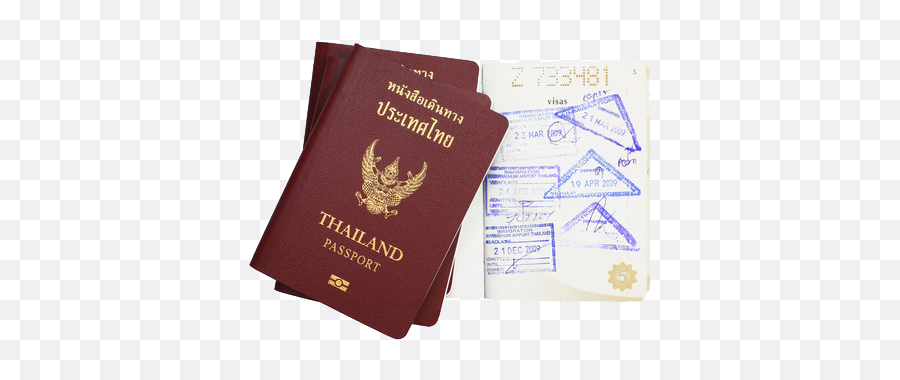 Thai Passport Png 3 Image - Pass Port Thai Png,Passport Png