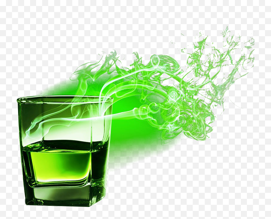 Green Flame Wine Png Download - Green Wine Png,Green Flames Png