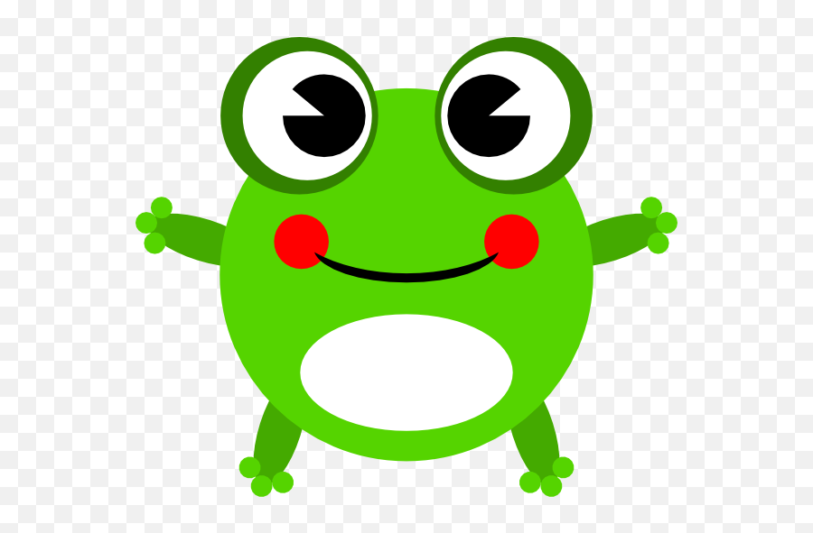 Png Cute Baby Frog Clipart - Cute Cartoon Frog Face,Frog Clipart Png