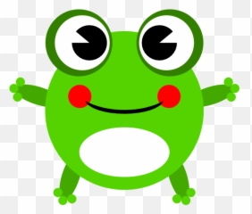 Png Cute Baby Frog Clipart - Cute Cartoon Frog Face,Frog Clipart Png