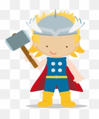 Oh My Fiesta For Geeks Avengers - Thor Cute Png