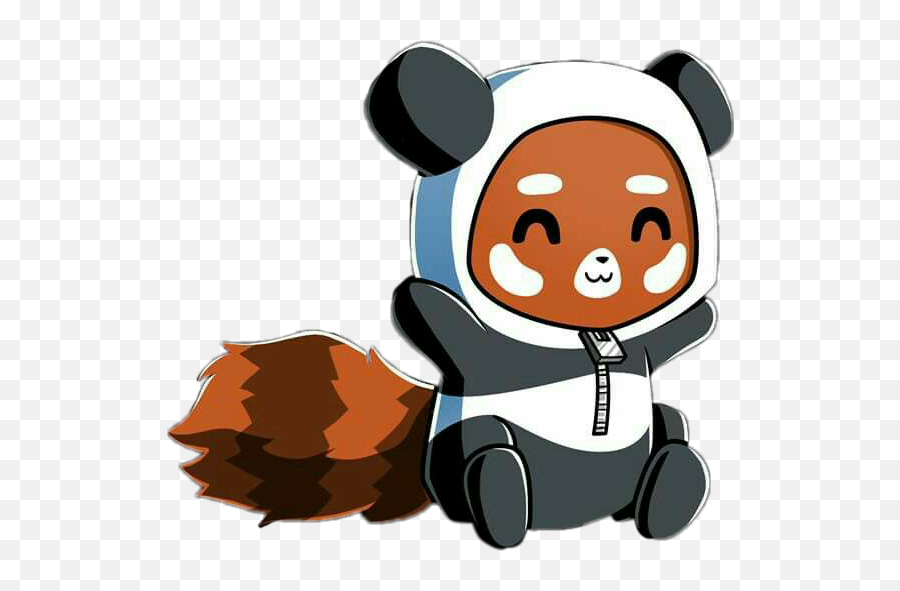 Freetoedit Cute Kawaii Redpanda Panda Costume Png - Kawaii Red Panda Panda,Png Cute