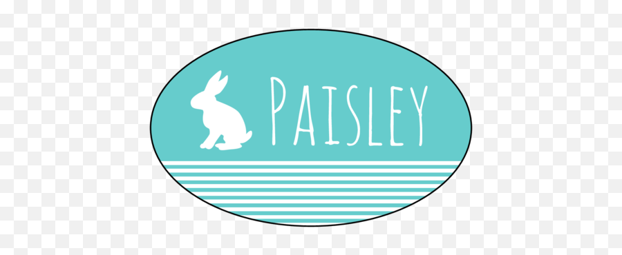 Easter Bunny Gift Tag Labels Templates - Onlinelabelscom Easter Name Tags Png,Easter Bunny Transparent