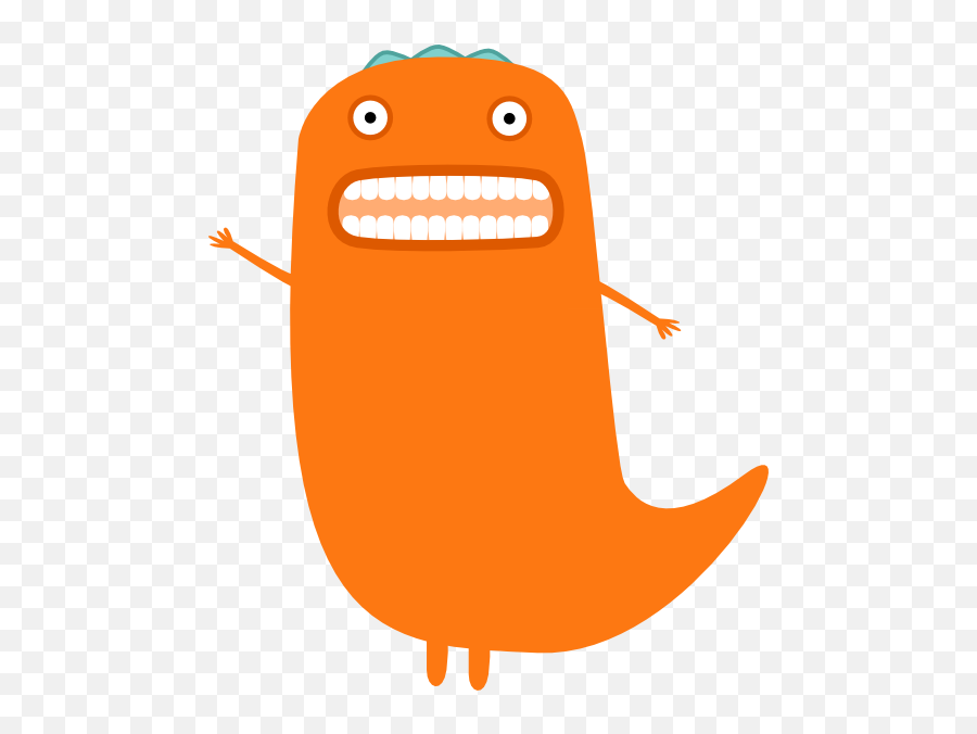 Little Monsters Clipart - Orange Monster Clip Art Png,Monster Transparent Background