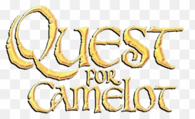 Download Hd Image Quest For Camelot Shadowed Logo Png Warner - Quest For Camelot Logo,Warner Bros Pictures Logo