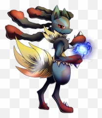 Pokemon 10448 Shiny Mega Lucario - Lucario Shiny Mega Evolution Png,Lucario Png