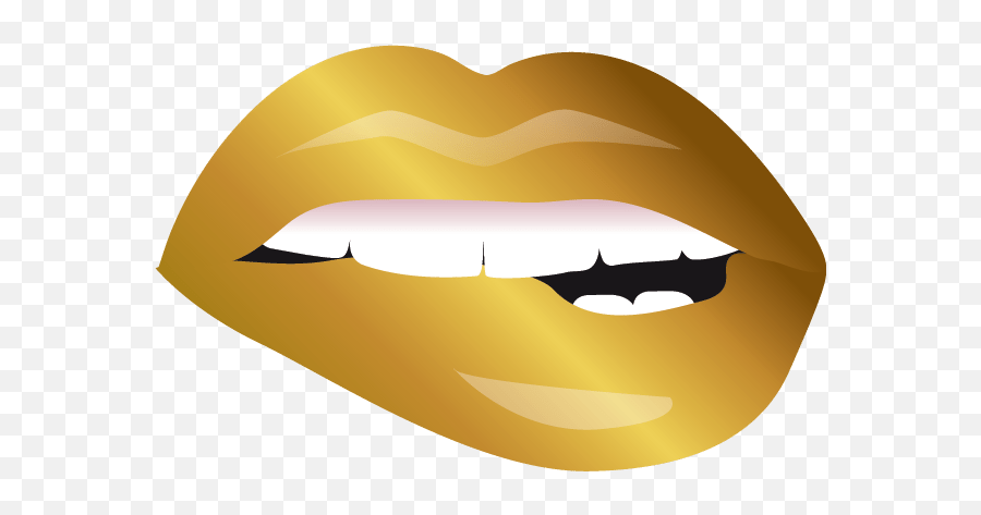 Sexy Lips Logo Free With Makeup Maker - Illustration Png,Gold Lips Png