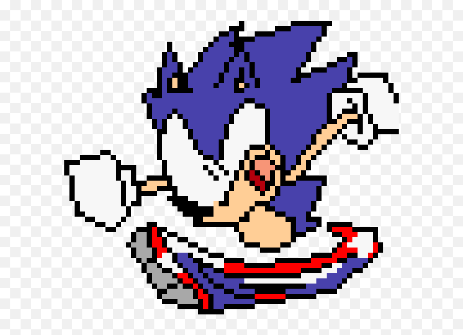 Heavy Daddy3 - Pixel Art Sonic Running Png,Sonic Running Png