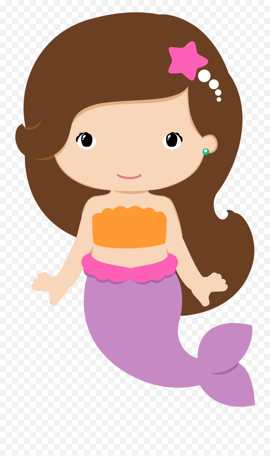Baby Mermaid Transparent Png Clipart - Mermaid Clipart Png,Mermaid Clipart Png