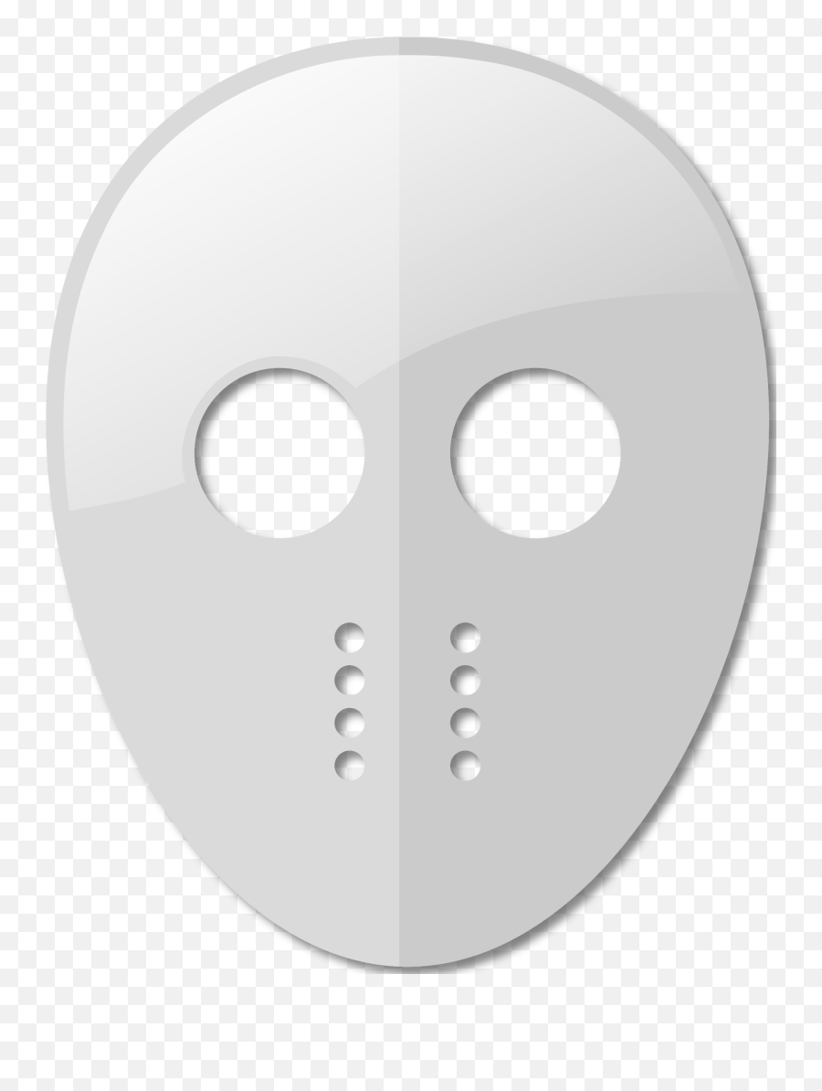 Mask Clipart Hockey - Hockey Mask Cartoon Png Transparent,Jason Mask Png
