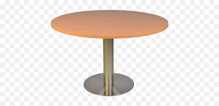 Download Round Meeting Table With Metal - End Table Png,Metal Pole Png