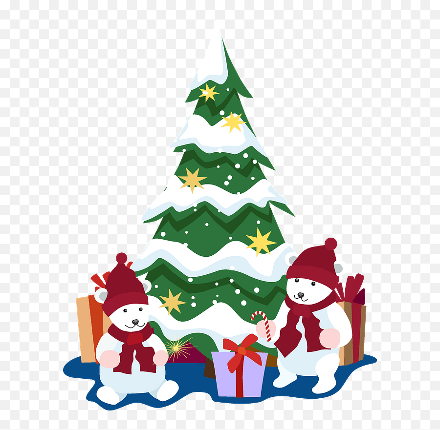 Download Christmas Tree Clipart - Cartoon Hd Png Download Cartoon,Christmas Eve Png