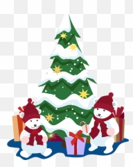 Download Christmas Tree Clipart - Cartoon HD Png