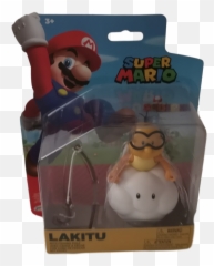 Super Mario Lakitu With Fishing Pole 4 Figure - Mario Boo Figure Png,Lakitu Png