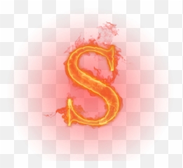 S Letter Png File Download Free - Fire Cutout