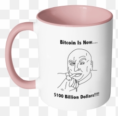 Download Bitcoin Dr Evil Coffee Mug - Yoga Cat PNG Image
