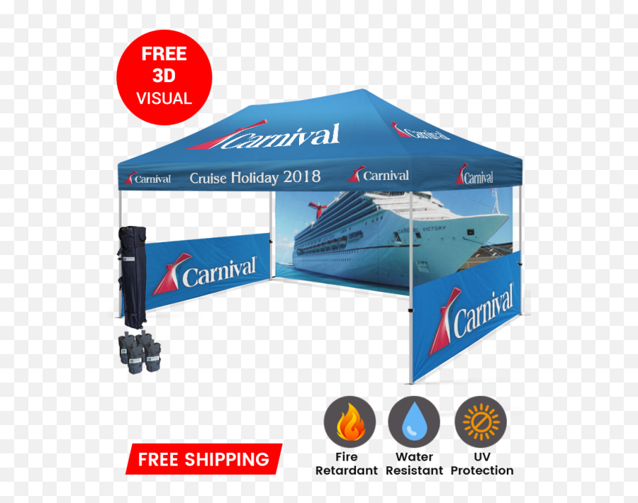 Starline Tents Produces Custom Printed For Outdoor Events - Custom Canopy Tent Png,Carnival Tent Png