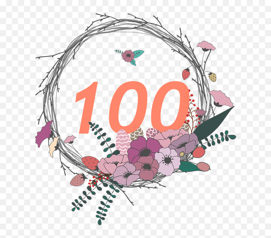 One Hundred Days Congratulations - Free Image On Pixabay Background Bunga  Png,Congratulations Png - free transparent png images 