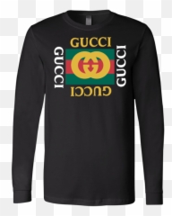 Tt0084 Gucci Logo Long Sleeve - shirt Shirt Boy png