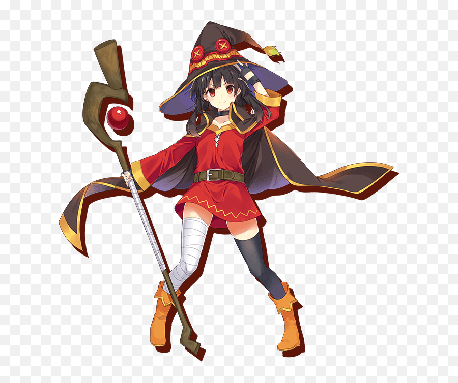 Curtido Curtir Compartilhar - Kono Subarashii Sekai Ni Shukufuku Wo Megumin  Render, HD Png Download - 716x1011(#263489) - PngFind