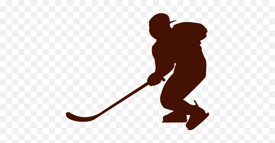 Hockey Ice Player Silhouette - Transparent Png U0026 Svg Vector File Hockey Player Silhouette Using Shapes,Hockey Puck Png