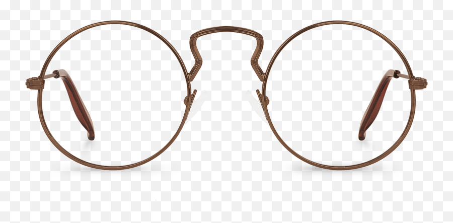 Blue Moon Brown Round Glasses - For Teen Png,Blue Moon Png