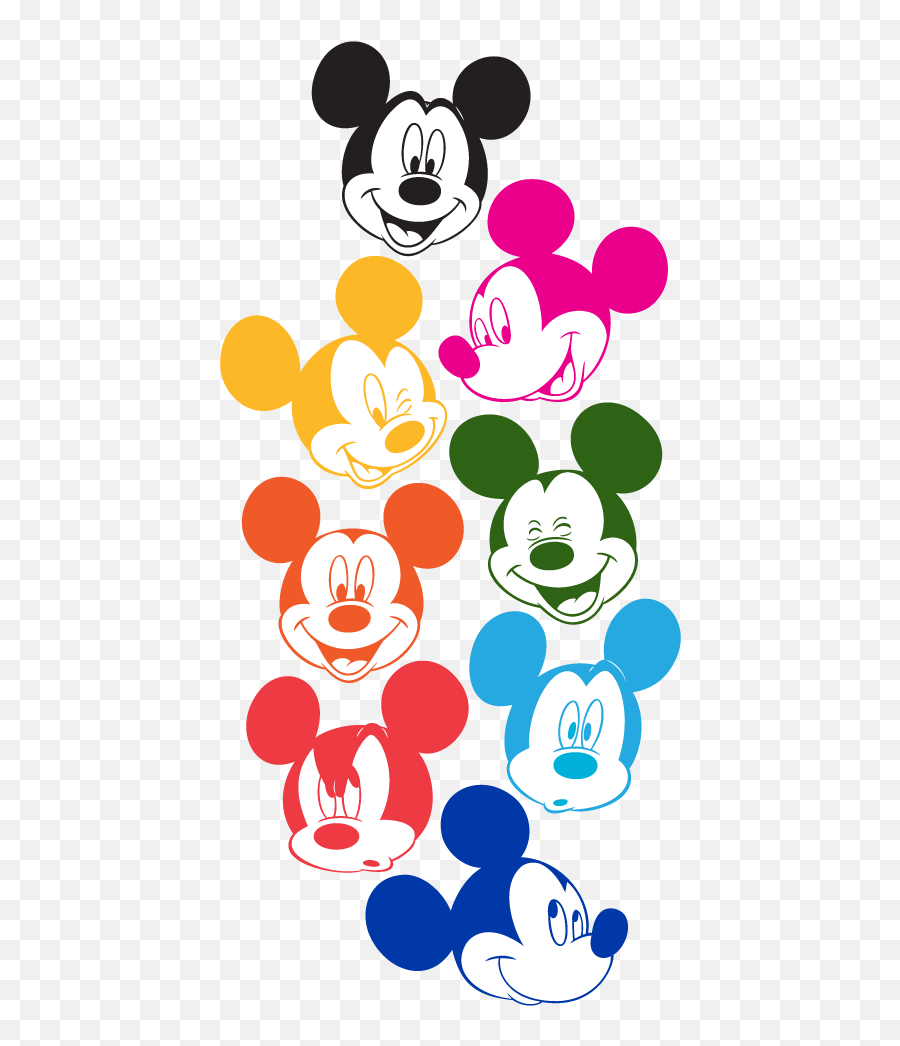 Pin De Heather Savage En Mickey Mouse Álbum Recortes - Different Shades Of Mickey Mouse Png,Mickey Mouse Face Png