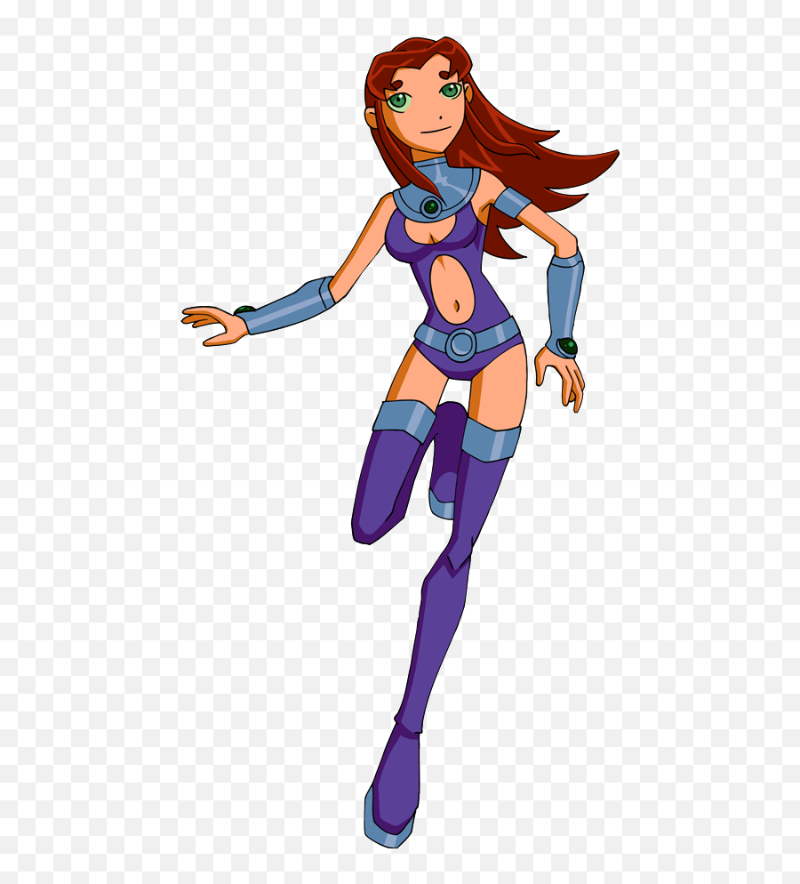 Starfire Dc Teentitans Sticker By Leo Mccauley Iii Png