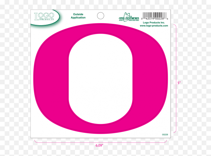 Oregon O Logo - Oregon Ducks Pink Logo O Png,Oregon Ducks Logo Png