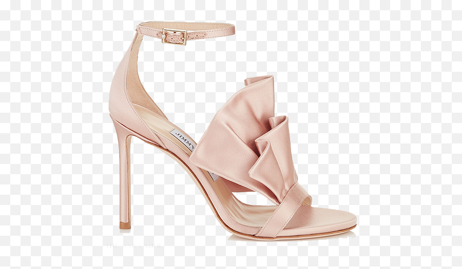 Satin Sandal Png Transparent Image Mart - Transparent Background High Heels Png,Peach Transparent Background