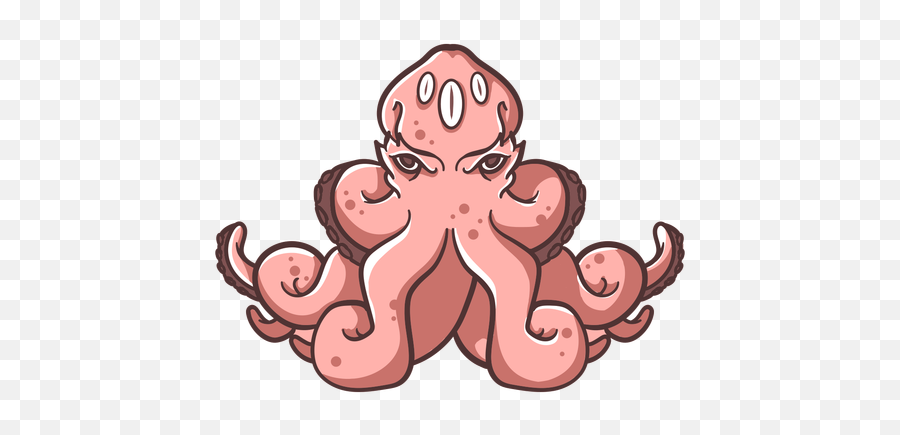 Folklore Creature Kraken Pink Icon - Common Octopus Png,Kraken Png