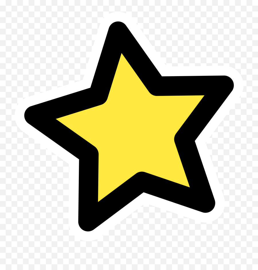 Star Png - Estrellas Amarillas Y Negras,Star Png Image