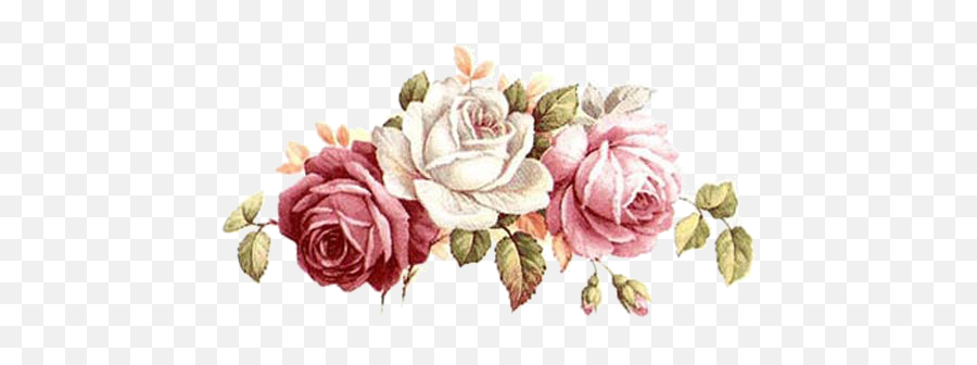 Httpss - Mediacacheak0pinimgcomoriginals6802d3 Free Flower Swag Clipart Png,Vintage Roses Png