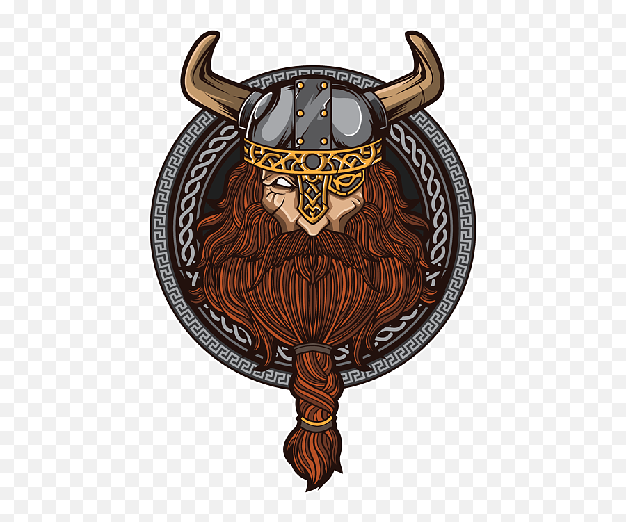 Viking Warrior Raven Odin Valhalla Valknut Loki Greeting Card - Valhalla Png,Valknut Png