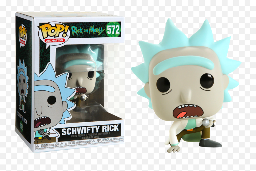 Rick And Morty Funko Pop Get Schwifty 572 - Rick And Morty Funko Pop Png,Rick And Morty Png