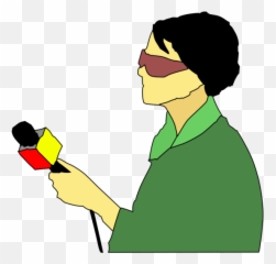 Tv News Reporter Png Svg Clip Art For Web - Download Cartonn Png