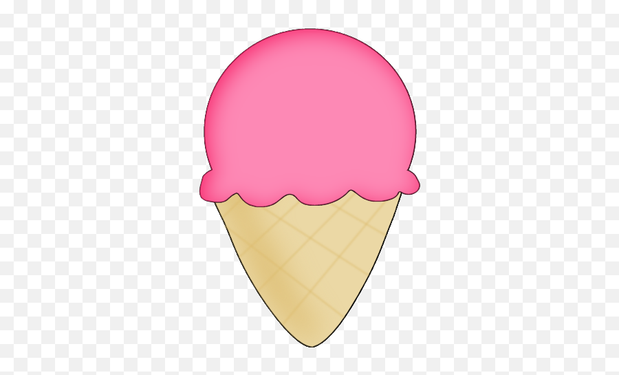 Ice Cream Scoop Clipart - Ice Cream Cone Png,Ice Cream Scoop Png