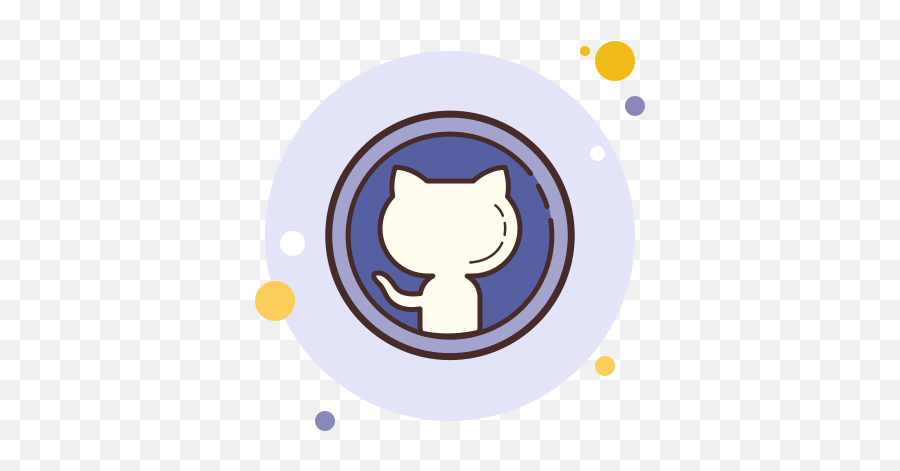 Github Icon In Circle Bubbles Style - Telegram Icon Aesthetic Png,Github Icon