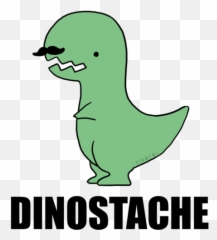 Cute Mustache Cartoons Rawr Dinosaur Green - Kurand Sake Market png