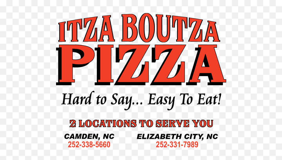 Pizza Restaurant Camden Nc Itza Boutza - Itza Boutza Pizza Logo Png,Urf Icon