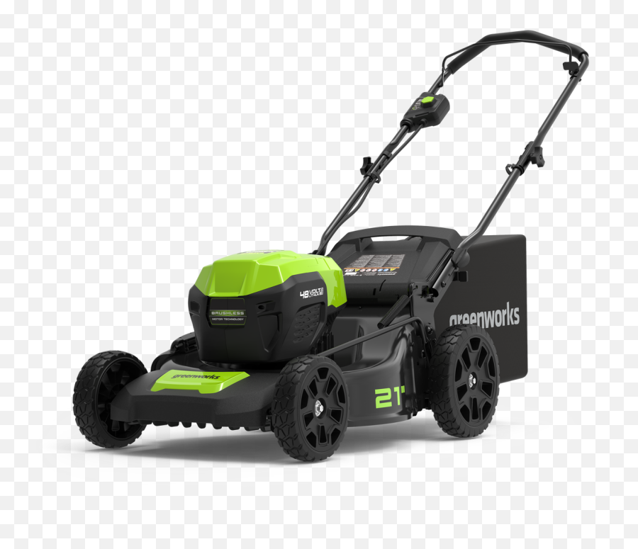 21 Lawn Mower Greenworks Commercial - Greenworks Cordless 48v Mower Png,Mower Png