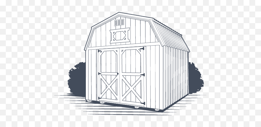 Shed Options Liberty Sheds - Made In Sc Built For Life Horizontal Png,Outhouse Icon